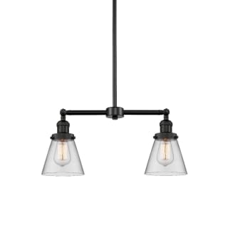 A thumbnail of the Innovations Lighting 209 Small Cone Matte Black / Clear