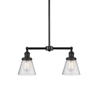 A thumbnail of the Innovations Lighting 209 Small Cone Matte Black / Seedy