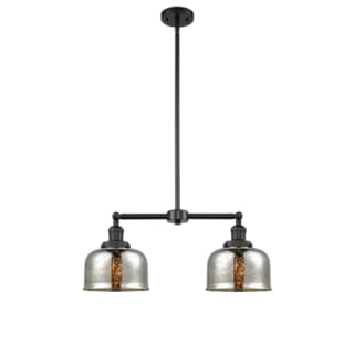 A thumbnail of the Innovations Lighting 209 Large Bell Matte Black / Silver Plated Mercury