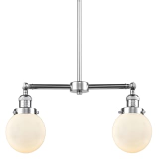 A thumbnail of the Innovations Lighting 209-6 Beacon Polished Chrome / Gloss White