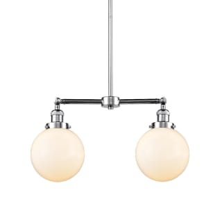 A thumbnail of the Innovations Lighting 209-8 Beacon Polished Chrome / Gloss White