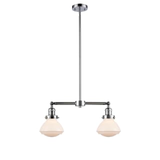 A thumbnail of the Innovations Lighting 209 Olean Polished Chrome / Matte White