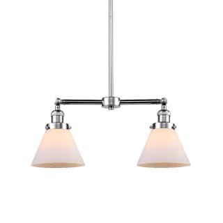 A thumbnail of the Innovations Lighting 209 Large Cone Polished Chrome / Matte White Cased