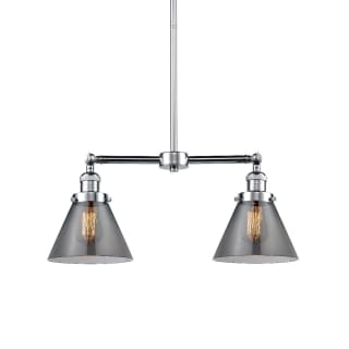 A thumbnail of the Innovations Lighting 209 Large Cone Polished Chrome / Smoked