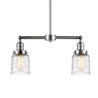 A thumbnail of the Innovations Lighting 209-10-21 Bell Linear Polished Chrome / Deco Swirl