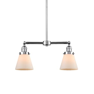 A thumbnail of the Innovations Lighting 209 Small Cone Polished Chrome / Matte White Cased