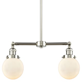 A thumbnail of the Innovations Lighting 209-6 Beacon Polished Nickel / Gloss White