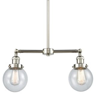 A thumbnail of the Innovations Lighting 209-6 Beacon Polished Nickel / Clear