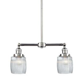 A thumbnail of the Innovations Lighting 209 Colton Polished Nickel / Thick Clear Halophane