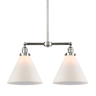 A thumbnail of the Innovations Lighting 209 X-Large Cone Polished Nickel / Matte White Cased