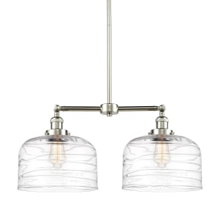 A thumbnail of the Innovations Lighting 209-10-21-L Bell Linear Polished Nickel / Clear Deco Swirl