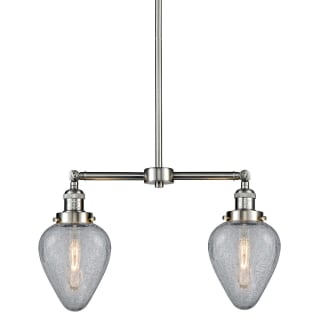 A thumbnail of the Innovations Lighting 209 Geneseo Brushed Satin Nickel / Clear Crackle