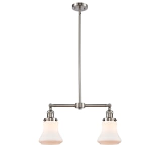 A thumbnail of the Innovations Lighting 209 Bellmont Brushed Satin Nickel / Matte White