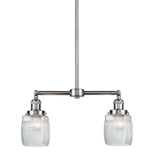 A thumbnail of the Innovations Lighting 209 Colton Brushed Satin Nickel / Thick Clear Halophane