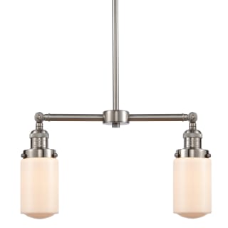 A thumbnail of the Innovations Lighting 209 Dover Brushed Satin Nickel / Matte White Cased