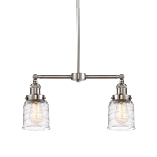 A thumbnail of the Innovations Lighting 209-10-21 Bell Linear Brushed Satin Nickel / Deco Swirl