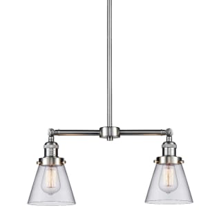 A thumbnail of the Innovations Lighting 209 Small Cone Brushed Satin Nickel / Clear