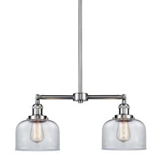 A thumbnail of the Innovations Lighting 209 Large Bell Brushed Satin Nickel / Clear