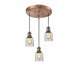 A thumbnail of the Innovations Lighting 211/3 Small Bell Antique Copper / Clear