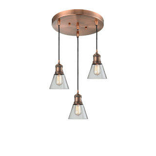 A thumbnail of the Innovations Lighting 211/3 Small Bell Antique Copper / Smoked