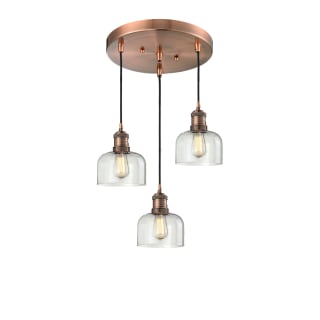 A thumbnail of the Innovations Lighting 211/3 Large Bell Antique Copper / Clear
