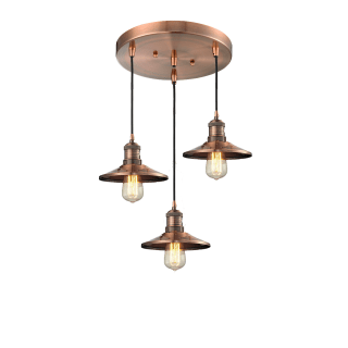 A thumbnail of the Innovations Lighting 211/3 Railroad Antique Copper / Metal Shade