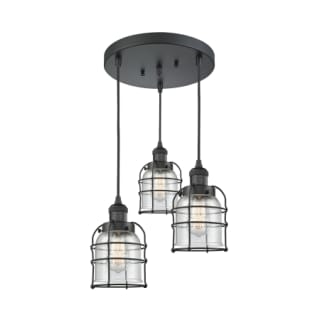 A thumbnail of the Innovations Lighting 211/3 Small Bell Cage Matte Black / Seedy