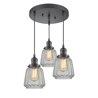 A thumbnail of the Innovations Lighting 211/3 Chatham Oiled Rubbed Bronze / Clear Fluted