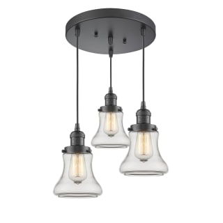 A thumbnail of the Innovations Lighting 211/3 Bellmont Oiled Rubbed Bronze / Clear