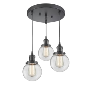 A thumbnail of the Innovations Lighting 211/3-6 Beacon Oil Rubbed Bronze / Clear