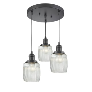 A thumbnail of the Innovations Lighting 211/3 Colton Oil Rubbed Bronze / Clear Halophane