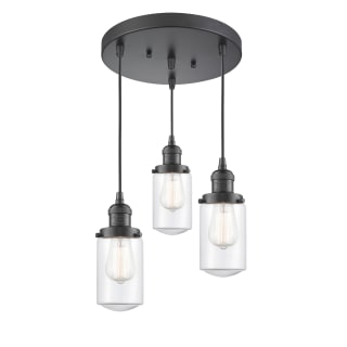 A thumbnail of the Innovations Lighting 211/3 Dover Oil Rubbed Bronze / Clear