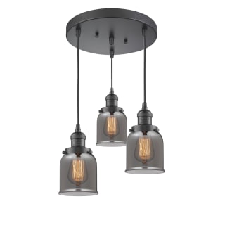 A thumbnail of the Innovations Lighting 211/3 Small Bell Oiled Rubbed Bronze / Smoked