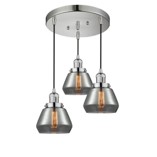 A thumbnail of the Innovations Lighting 211/3 Fulton Polished Nickel / Smoked