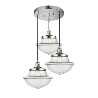 A thumbnail of the Innovations Lighting 211/3 Large Oxford Polished Nickel / Clear