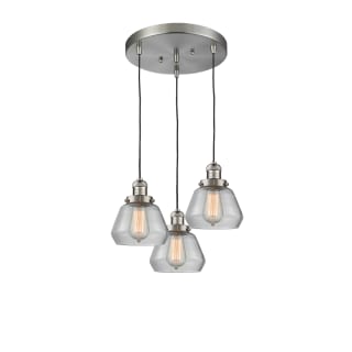 A thumbnail of the Innovations Lighting 211/3 Fulton Brushed Satin Nickel / Clear