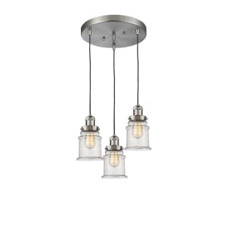 A thumbnail of the Innovations Lighting 211/3 Canton Brushed Satin Nickel / Seedy