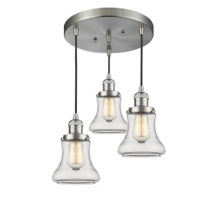 A thumbnail of the Innovations Lighting 211/3 Bellmont Brushed Satin Nickel / Clear