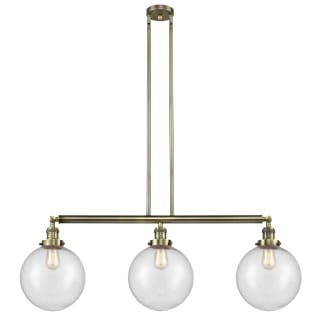 A thumbnail of the Innovations Lighting 213 X-Large Beacon Antique Brass / Seedy