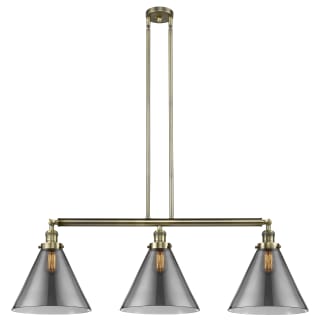 A thumbnail of the Innovations Lighting 213 X-Large Cone Antique Brass / Plated Smoke