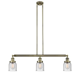 A thumbnail of the Innovations Lighting 213-S Small Bell Antique Brass / Seedy