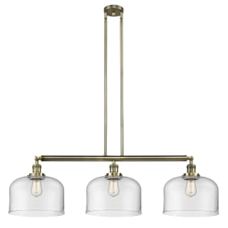 A thumbnail of the Innovations Lighting 213 X-Large Bell Antique Brass / Clear