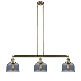 A thumbnail of the Innovations Lighting 213-S Large Bell Antique Brass / Plated Smoked