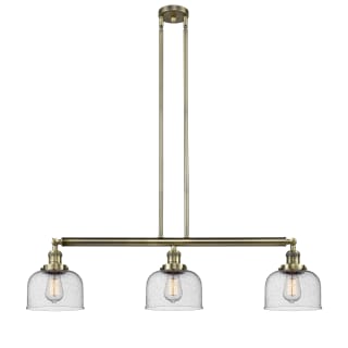 A thumbnail of the Innovations Lighting 213-S Large Bell Antique Brass / Seedy