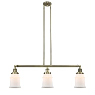 A thumbnail of the Innovations Lighting 213 Canton Antique Brass / Matte White