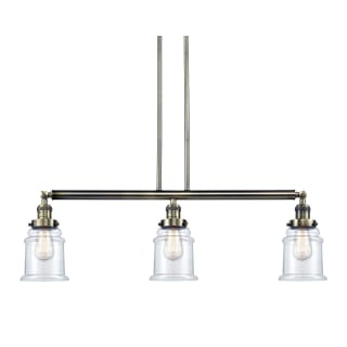 A thumbnail of the Innovations Lighting 213-S Canton Antique Brass / Clear