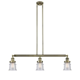 A thumbnail of the Innovations Lighting 213 Small Canton Antique Brass / Seedy