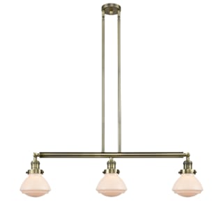 A thumbnail of the Innovations Lighting 213-S Olean Antique Brass / Matte White
