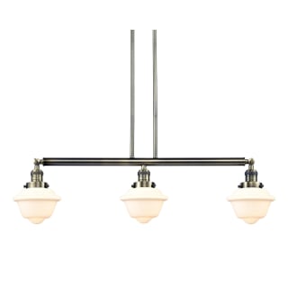 A thumbnail of the Innovations Lighting 213-S Small Oxford Antique Brass / Matte White Cased