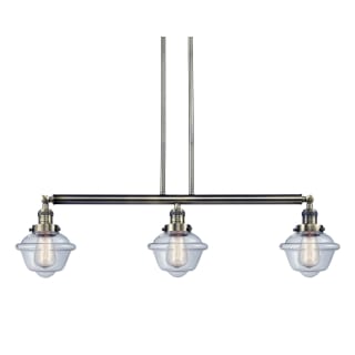 A thumbnail of the Innovations Lighting 213-S Small Oxford Antique Brass / Clear